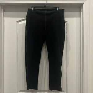 Lysse Leggings Dark Black Denim Size Large